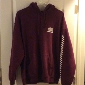 California brand Maroon Hoodie